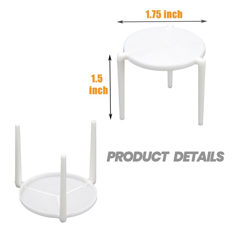Fit Meal Prep [200 Pack] Pizza Saver Stand - White
