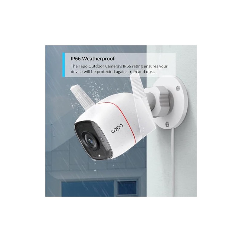 Tapo Tapo TC65 2K Security Camera Outdoor Wireless & Wired,