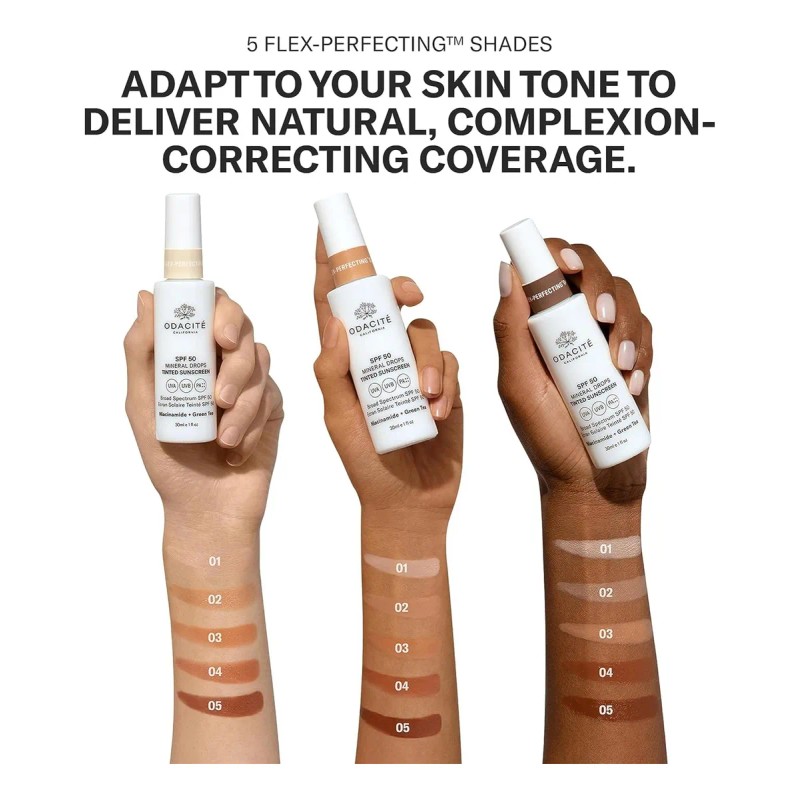 Protector Solar Tintado Spf 50 Flexperfecting Mineral Drops