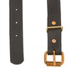 Black Leather Trunk Strap with Brass Plated Buckle | Furniture