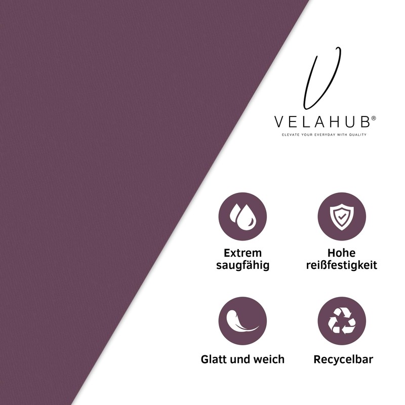 VelaHub Airlaid 50 Cutlery Napkins, High-Quality Disposable Napkins, 39 x