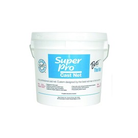 Betts 19-6 Super Pro Menhaden Mono Cast Panel Net, Size 6, 5/8-Inch Mesh, Clear Finish