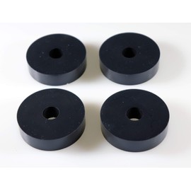 Sorbothane Premium Vibration Isolation Washer (2" OD x 0.5" ID x 0.5" Thick, 30 Durometer (Soft))