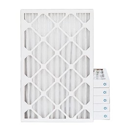 12x24x2 MERV 11, MPR 1000 Pleated AC Furnace 2" Air Filters by Pamlico. 6 Pack. Exact Size: 11-3/8 x 23-3/8 x 1-3/4