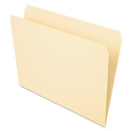 Pendaflex Essentials - File Folders Straight Cut Top Tab Letter Manila 100/Box "Product Category: File Folders Portable & Storage Box Files/Folders"