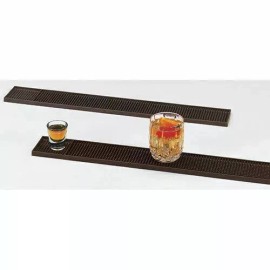 Spill-Stop Service Bar Mat Flexible Rubber 18"L x 12"W x 3/8"H 161-02