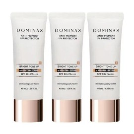 dominas [Dominas] TG Anti-Pigment UV Protector Bright Tone Up Sun Cream EX 40ml 3 pcs. Ss (50097065) 1 pc. / [도미나스] TG 안티 피그먼트 유브이 프로텍터브라이트 톤 업 선크림 이엑스 40ml 3개 Ss (50097065) 1개