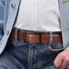 Weifert Men's Dress Belt Black Leather Belts for Jeans (Tan,