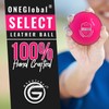 ONEGlobal Select Leather Cricket Ball | 100% Handcrafted, 156g -