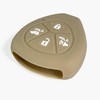 2-pcs Click&Fit Silicone Key Fob Covers for 2008-2013 Toyota Camry