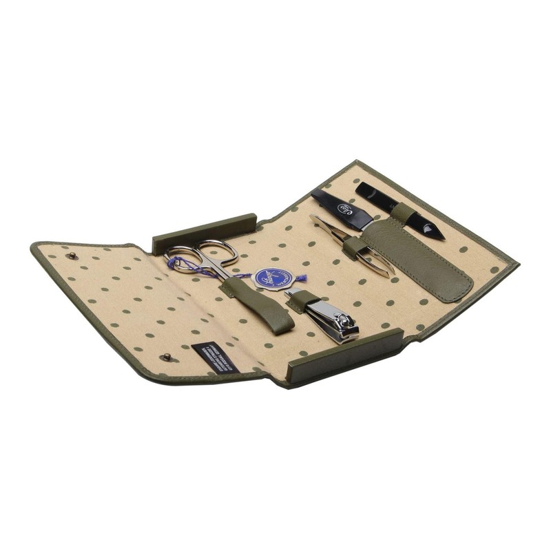 Esquire Peru Manicure Set Olive