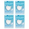 [PASTEL MASK] パステル マスク 不織布 冷感 ひんやり 立体 3D 三層構造