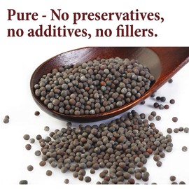 The Spice Way Brown Mustard Seeds - whole seeds, 8 oz