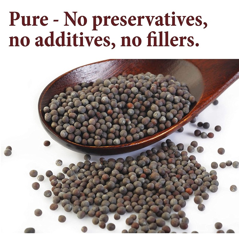 The Spice Way Brown Mustard Seeds - whole seeds, 8