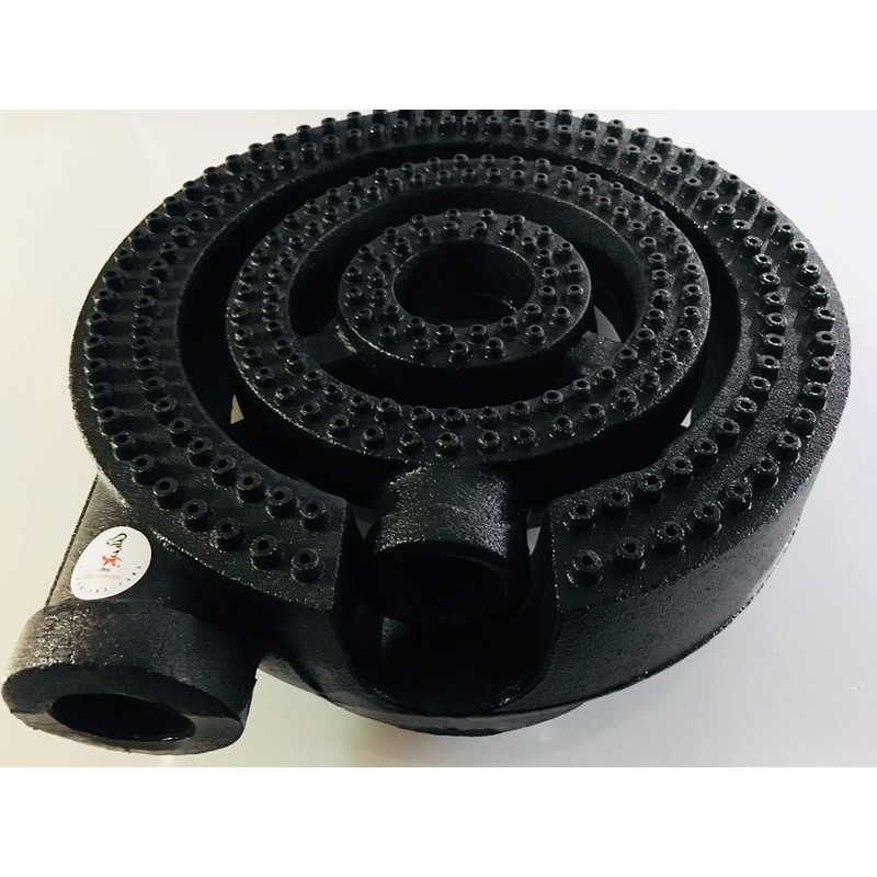 12 Inches Three Ring Burner (Natural Gas) (110.000 BTU)