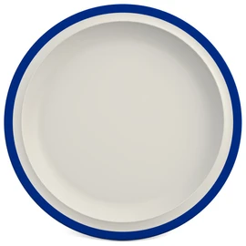 Ornamin Flat Plate Diameter 26 cm Blue Melamine Edge (Model 504) / Dinner Plate