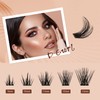 QUEWEL 144 Pieces DIY Eyelash Extensions Set, Cluster Eyelash Applicator
