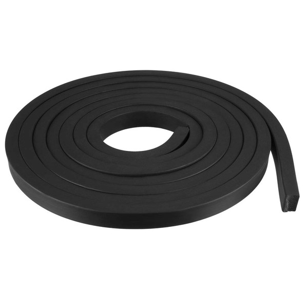 uxcell Solid Rectangle Rubber Seal Strip 15mm Wide 10mm Thick,