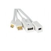Dr. Bott® Mini DisplayPort Extension Pro v2, Verlängerung mit USB,
