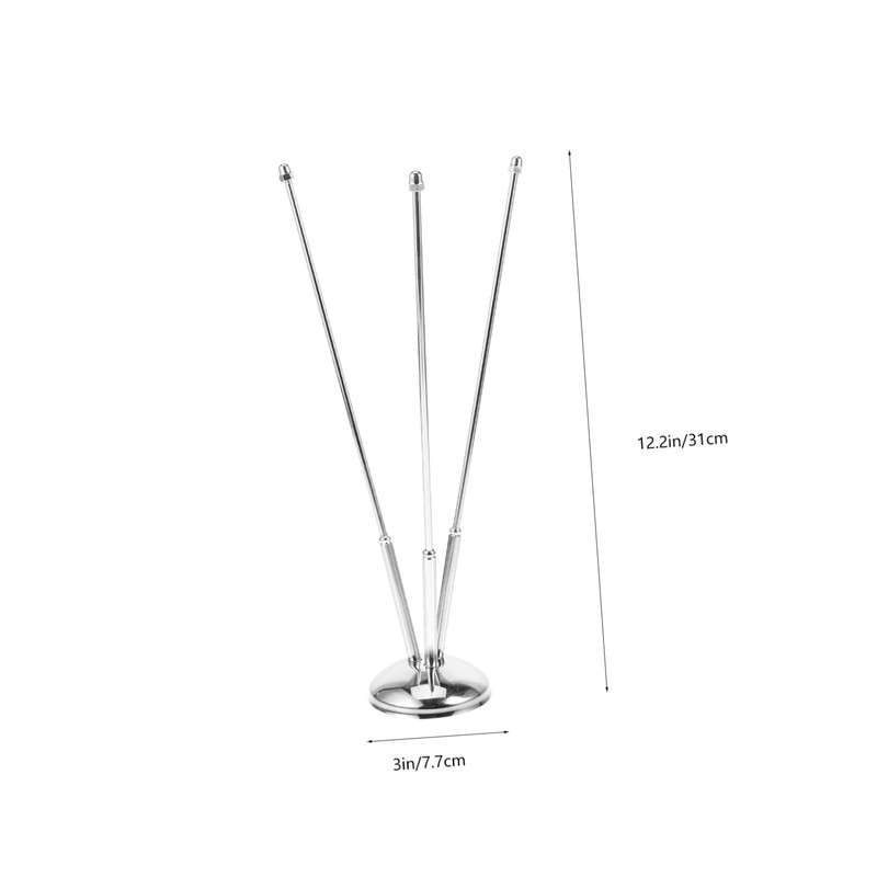 COHEALI Metal Flag Pole with Base Desk Flag Holder for