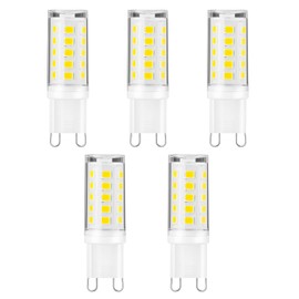 G9 Led Light Bulbs No Flicker Energy Class A+ Ktchenaid Microwave Bulb Replacement Compatible with K-itchenaid Jenn-air Whirlpool Ma-ytag Replace for AP4358902 W10208564 W10709921 Non-Dimmable 5-Pack