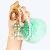 YOU WIZV Bear Keychains for Women, Cute Bling Teddy Bear