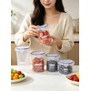 Boxdljh Food Storage Containers Set for 4 Pack, Freezer Containers