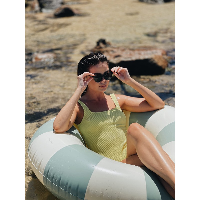 Petites Pommes Striped Pool Float for Kids & Toddlers -