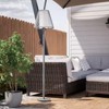 Unbranded Fashionable Gray Weather Resistant Outdoor Floor Lamp 61.5 in