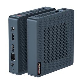 BOSGAME AG40 Mini PC, Intel Celeron Processor N4020 Mini Factory Computer(2C/2T,Up to 2.8GHz), 4GB DDR4 64GB Emmc SSD, HDMI 2.0/WiFi 5/Bluetooth 5.1/RJ45 LAN/12V/2A/Windows 10 Pro