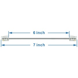 NECABLES 2Pack 6 Inch Short Telephone Cord Phone Cable for Landline