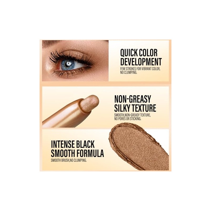 Lápiz de Sombra de Ojos Brillante e Iluminador, Nuevo Lápiz