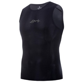 Men’s Cycling Vest Sweat-Wicking Shirt with 3D Tailoring Underwear Cycling Base Layer (US, Alpha, X-Large, XX-Large, Regular, Regular, 2XL, Black)