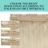 DOORES Blonde Wire for Hair Extensions 8pcs 18.5cm 24.5cm 30cm