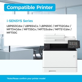 046H Toner Cartridge Set with Chip High Capacity Replacement for Canon CRG-046H 046 Toner Cartridges Compatible with LBP654Cdw MF731Cdw MF733Cdw MF735Cdw Printer (Black Cyan Yellow Magenta, 4-Pack)