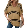 SHEWIN Short Sleeve Sweater for Women Causal Crewneck Summer Tops