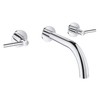 GROHE 20173003 Atrio 8″ Widespread Two-Handle Bathroom Faucet M-Size, Starlight
