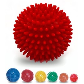 Spiky Massage Ball - 9cm - Plantar Fasciitis Treatment Option - AKA Sensory Balls for Young Children - Trigger Point Massage Spikeball
