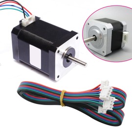 OTOTEC 5 Piece Motor Connection Cable Stepper Motor Connection Wire 4-Pin Double-Sided Connection Cable for 3D Printer Motherboards Modules CNC Applications