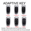 HIBEYO Fit for Hyundai Key Fob Cover Compatition with 2019-2024
