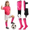 VercanMonth Soccer Shin Guards and Socks for Kids Youth 4-14,