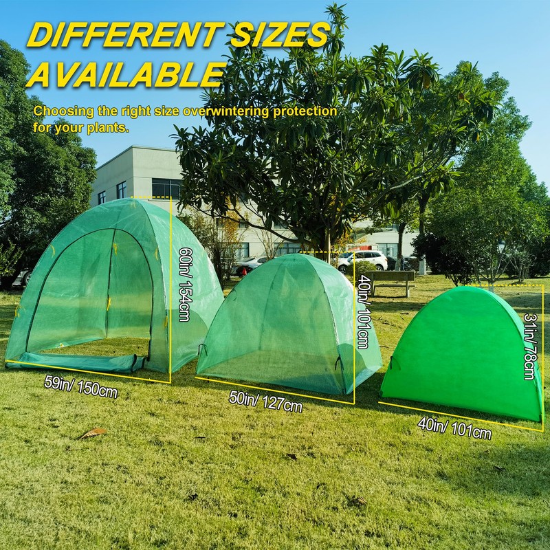 59″*59″*60″ Large Winter Plant Warm Covers with Air Hole for