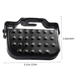 FUNOMOCYA 2Pcs Folding Backseat Bike Pedals Skid Rear Wheel Pedals Mountain Bike Accessory for Adults Easy Installation Durable Design