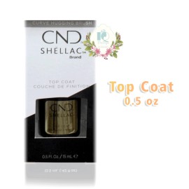 CND Shellac Top Coat/ Base CoatCollection 0.5oz/ 15 mL - Pick Any - No Wipe Top Coat