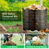 VIVOSUN 220 Gallon Outdoor Compost Bin, Expandable Composter, Easy to