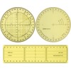 Aleph School Enrolment Set Ruler Large Model + Trigonometry Protractor