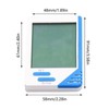 Indoor Outdoor Thermometer Hygrometer Digital Display Temp Humidity Monitor with