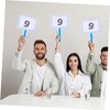 Ciieeo 3pcs Blank Board Bid Auction Classroom Sign Padding Game