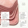 Paños Desmaquillantes Reutilizables, Almohadillas de Microfibra para Limpieza Facial Profunda,