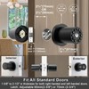 BOTHSTAR Keypad Door Knob with Key,Keyless Entry Door Lock, Code